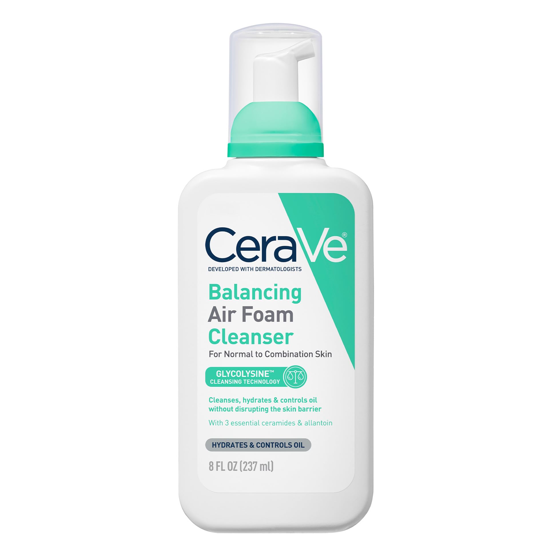 Amazon.com: CeraVe Balancing Air Foam Face Wash, Foaming Facial
